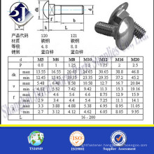 Din603 carriage bolt m4 carriage bolt flat head carriage bolt